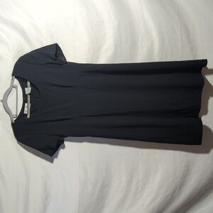 Liz Claiborne Black Midi Dress LBD Size 10 Great Condition